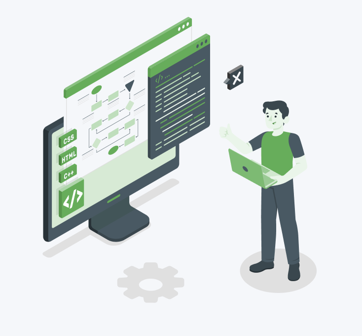 Man giving presentation